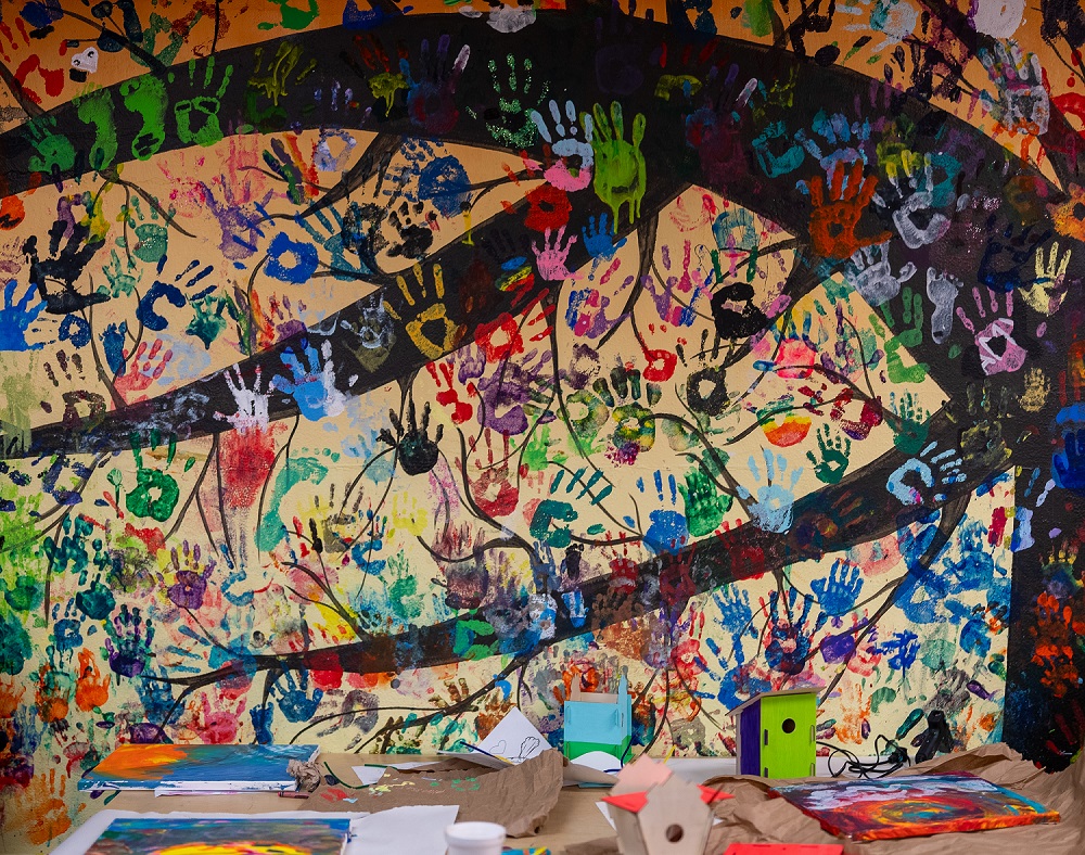 Art Room at Wellcome Manor Family Services