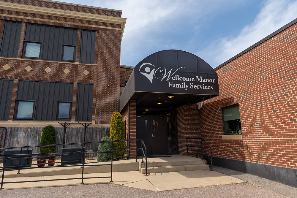 Campus Entrance to Wellcome Manor Family Services