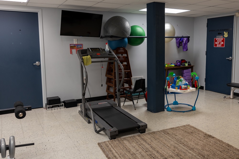Weightroom at Wellcome Manor Family Services